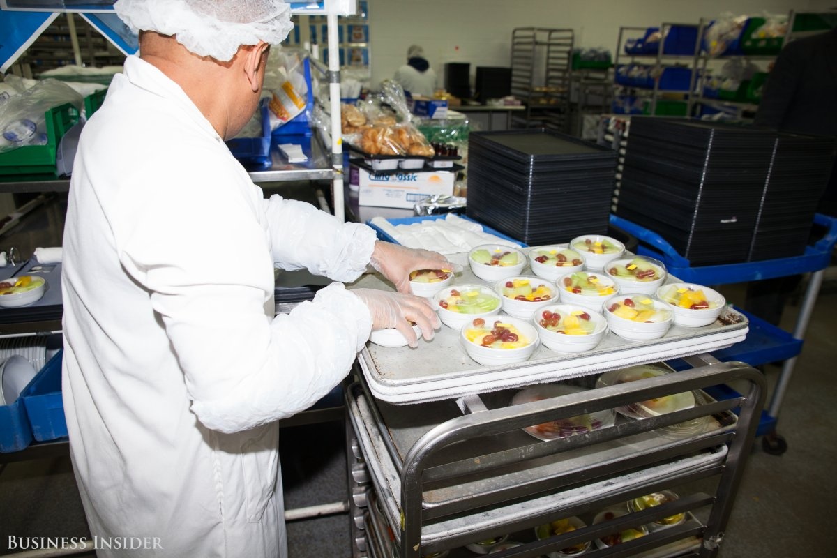 Quy trình sản xuất thức ăn hàng không ảnh 4 Quy trinh san xuat thuc an hang khong anh 4