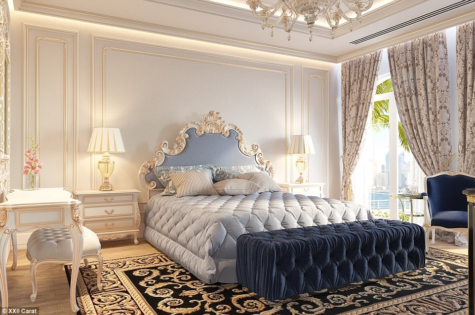 Biệt thự chỉ bồn tắm cũng giá triệu đô ở Dubai ảnh 10 Biet thu chi bon tam cung gia trieu do o Dubai anh 10