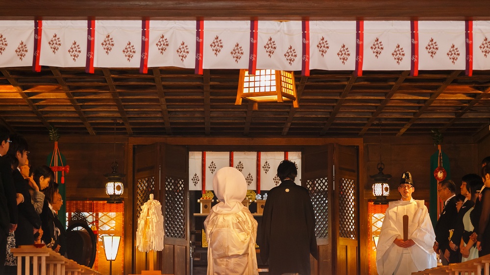 Dam cuoi cau ky theo dao Shinto cua nguoi Nhat anh 5