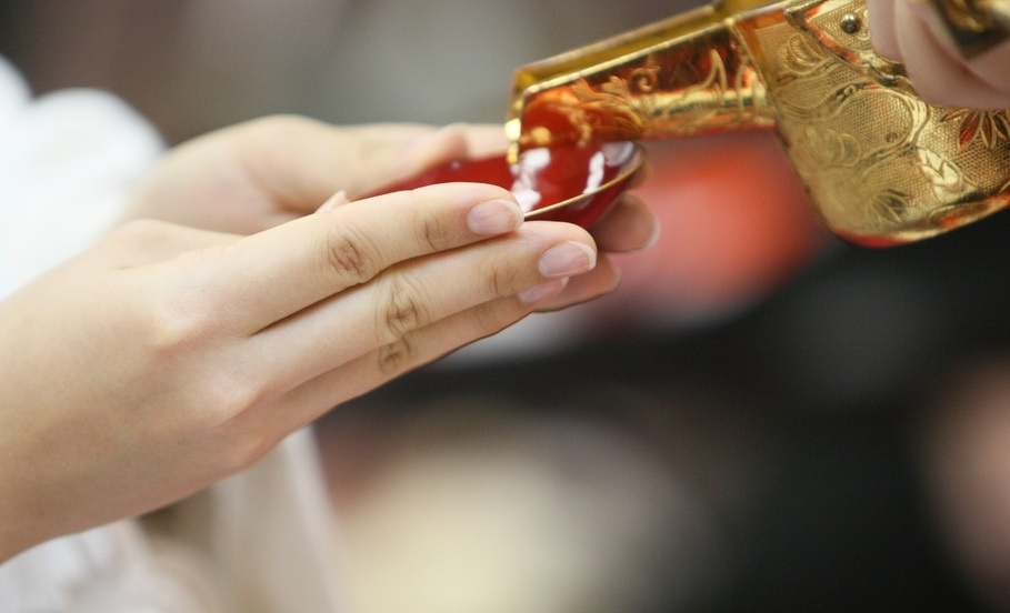 Dam cuoi cau ky theo nghi thuc Than dao cua Nhat Ban hinh anh