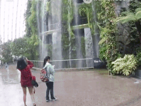 Thac nuoc trong nha cao nhat the gioi o Singapore hinh anh