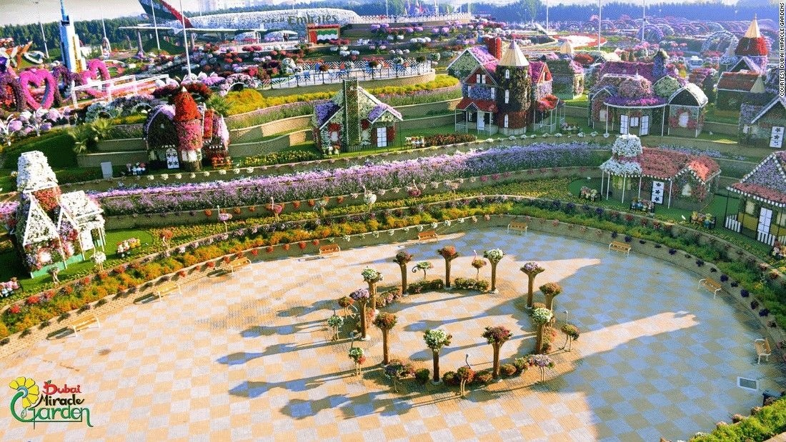 Vườn hoa khổng lồ ở Dubai ảnh 12 Vuon hoa khong lo o Dubai anh 12