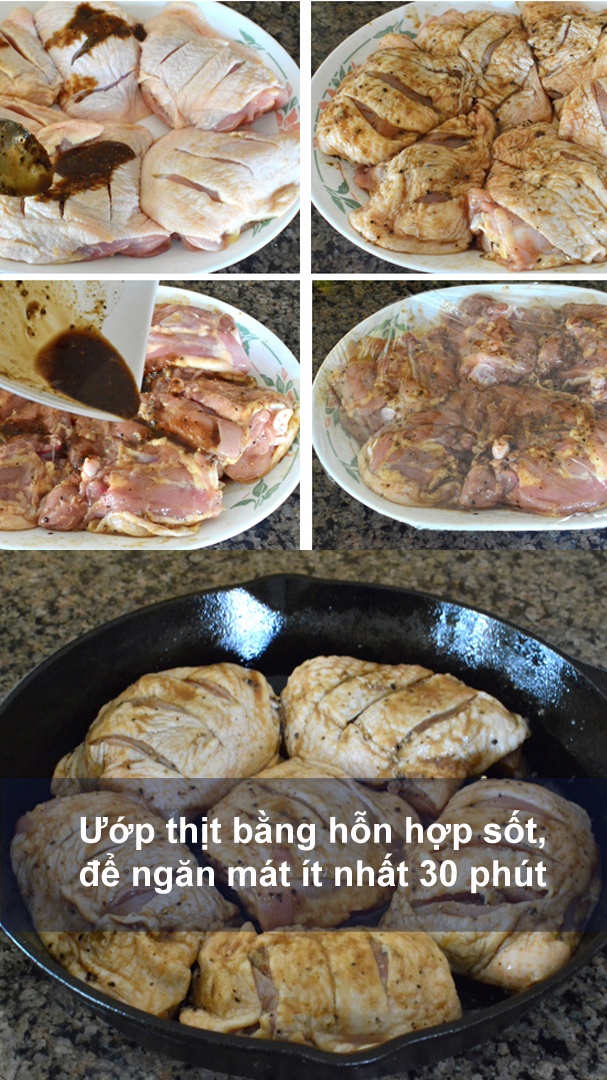 Cách làm gà nướng tiêu đen ảnh 7 Cach lam ga nuong tieu den anh 7