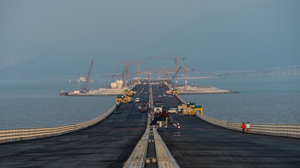 Cau vuot bien dai nhat the gioi o Trung Quoc sap hoan tat anh 6