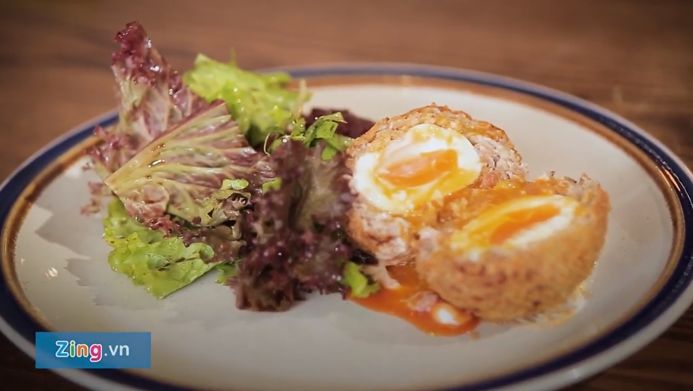 Hoc bep truong noi tieng cach lam trung boc thit ran la mieng hinh anh