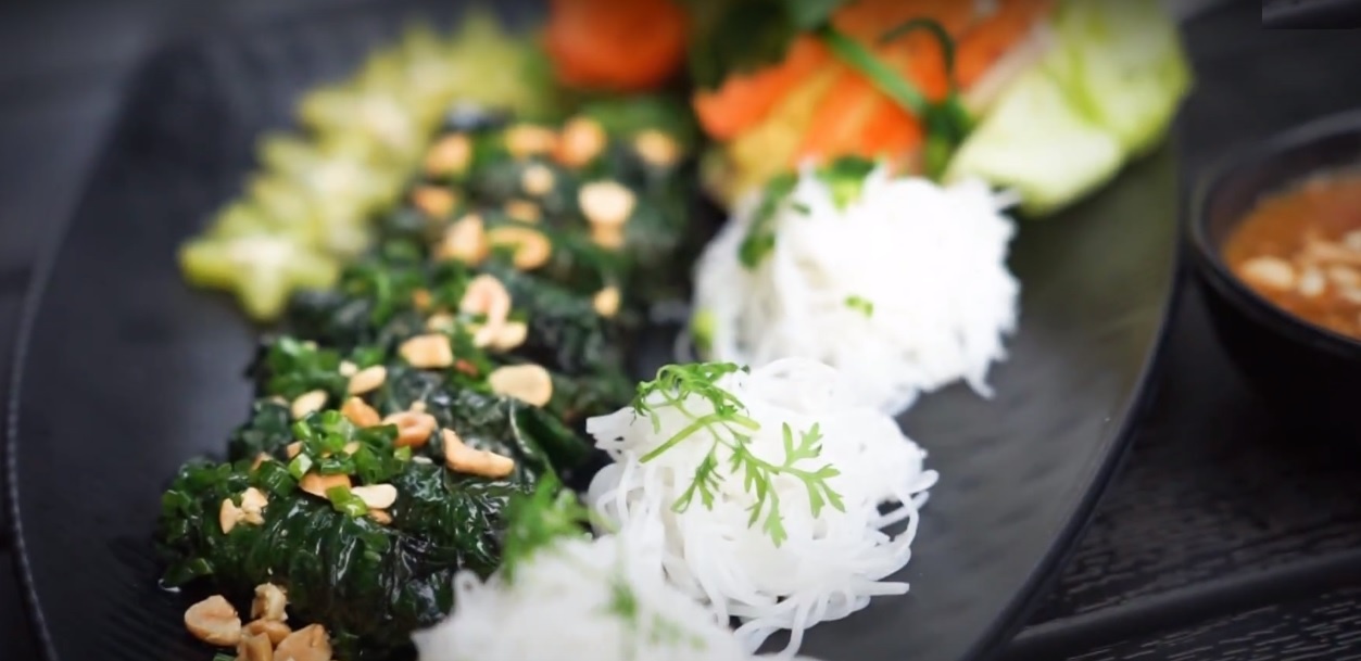 Bo cuon la lot ap chao thom lung cham mam nem hinh anh