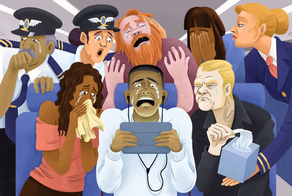 Vi sao ban de ua nuoc mat tren may bay? hinh anh