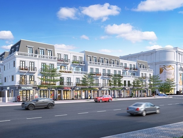 My Tho sap co to hop nha pho thuong mai cao cap hinh anh