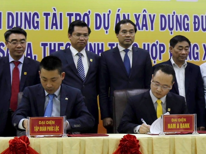 Nam A Bank cap tin dung du an duong noi tai Lao Cai hinh anh