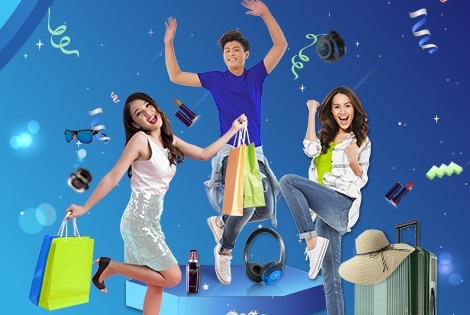 Mua sam tha ga mua le hoi voi uu dai tu the ACB hinh anh