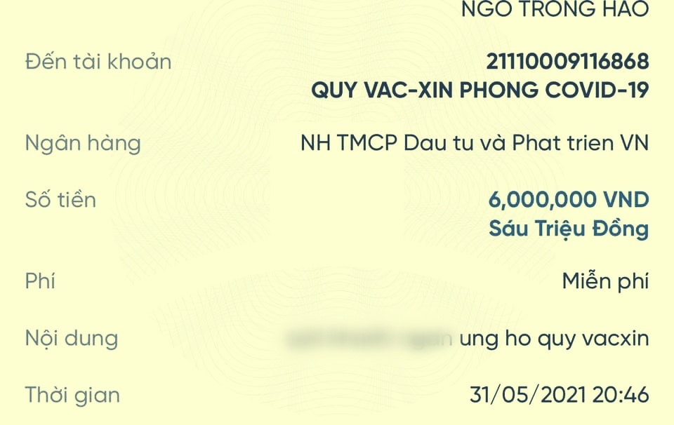 nguoi tre dong gop cho  Quy vaccine anh 1