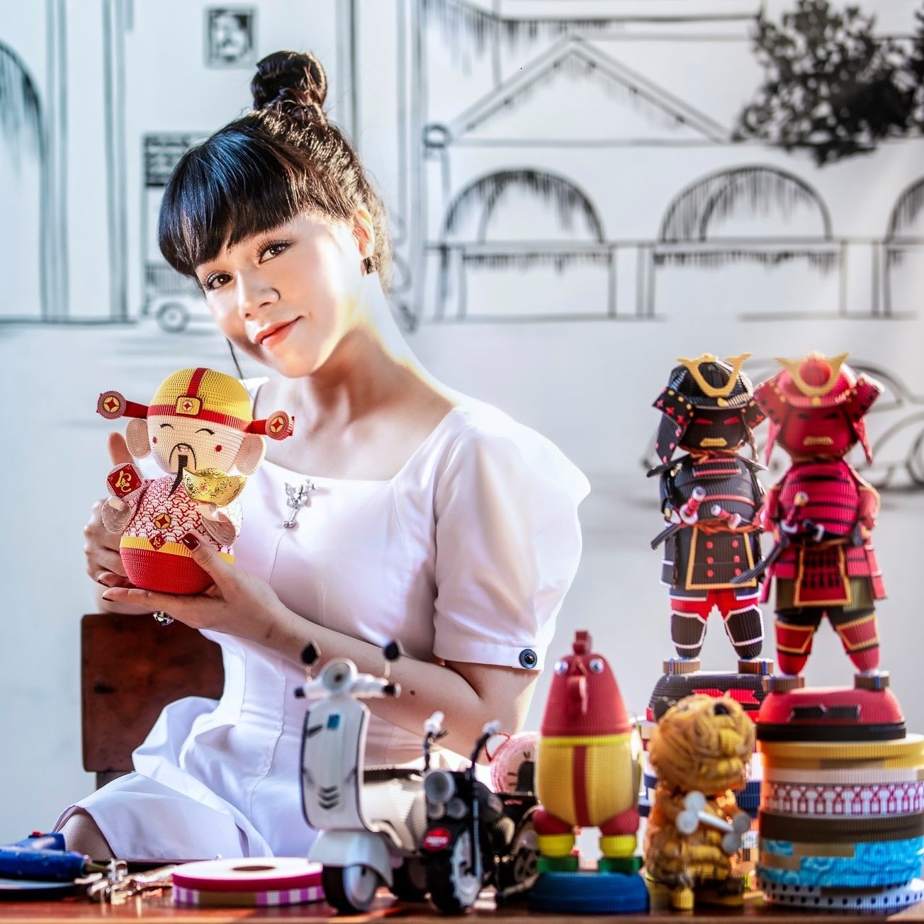 Người phụ nữ gấp giấy Kami ảnh 8 Nguoi phu nu gap giay Kami anh 8