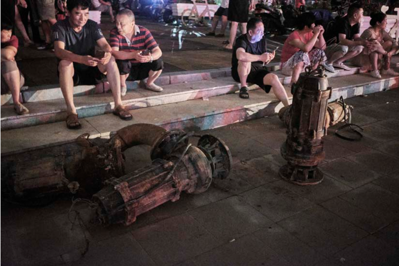 Ngập tàu điện ngầm ở Trung Quốc ảnh 3 Ngap tau dien ngam o Trung Quoc anh 3