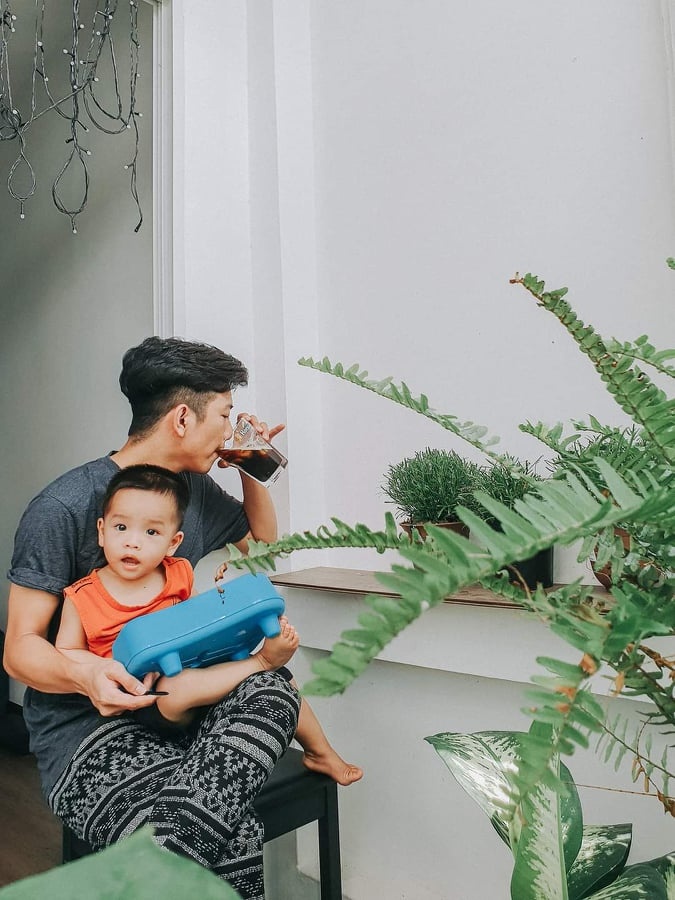 2 cha con tự điều trị Covid-19 ảnh 3 2 cha con tu dieu tri Covid-19 anh 3