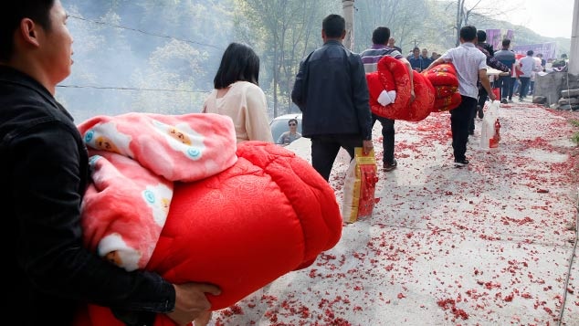 dam cuoi o Trung Quoc anh 1