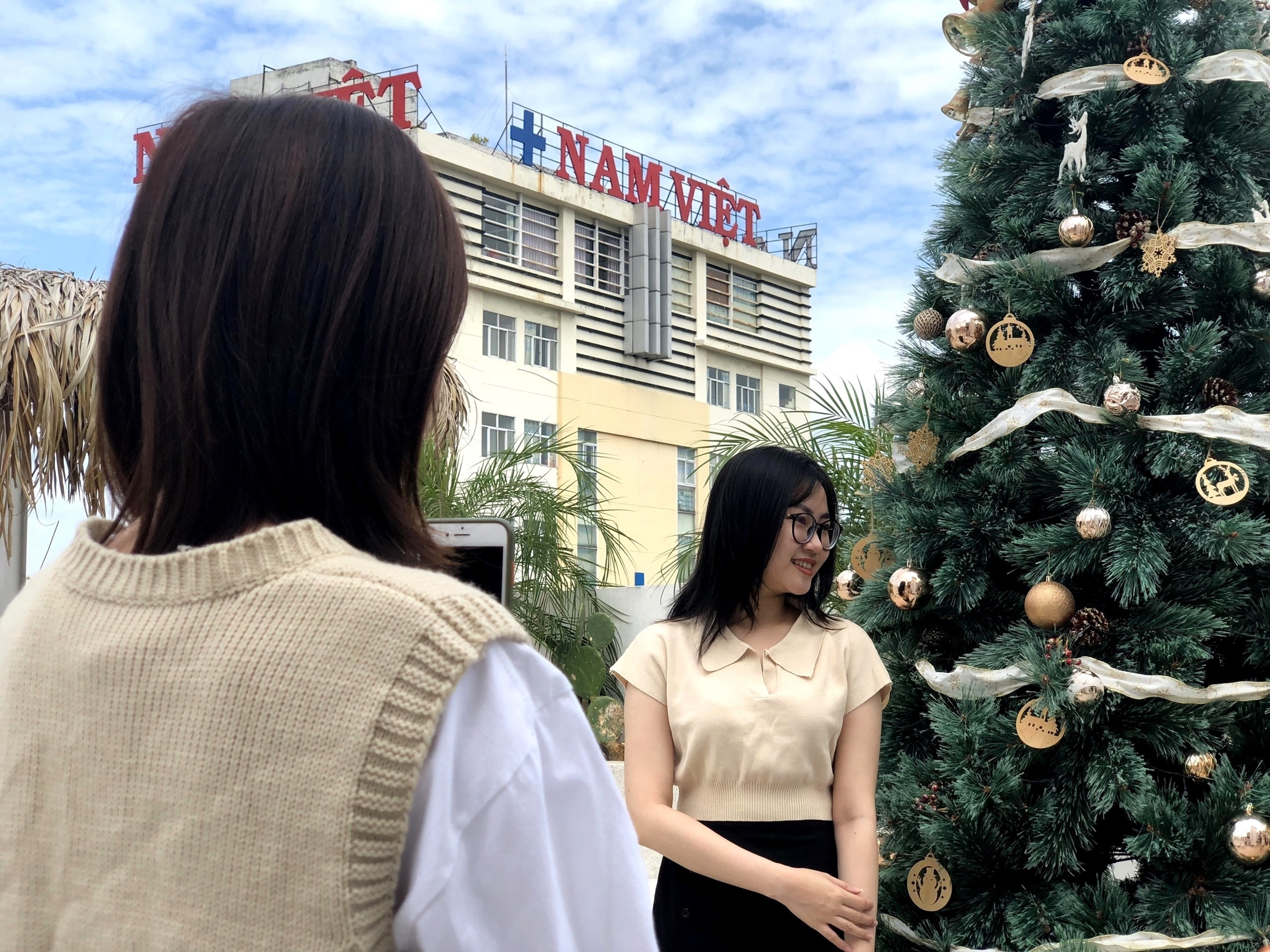 tiem ca phe trang tri Giang sinh anh 10