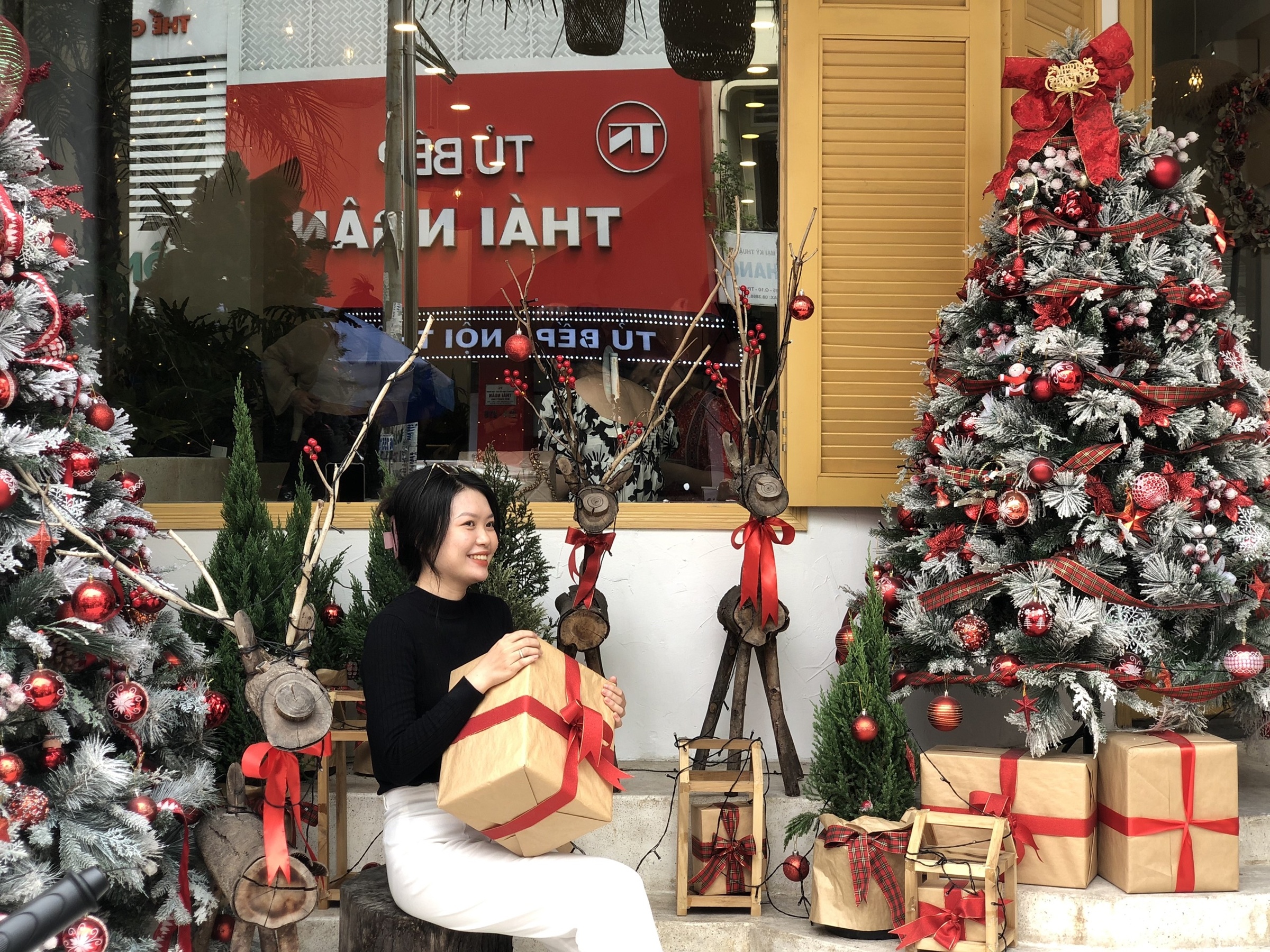 tiệm cà phê trang trí Giáng sinh ảnh 14 tiem ca phe trang tri Giang sinh anh 14