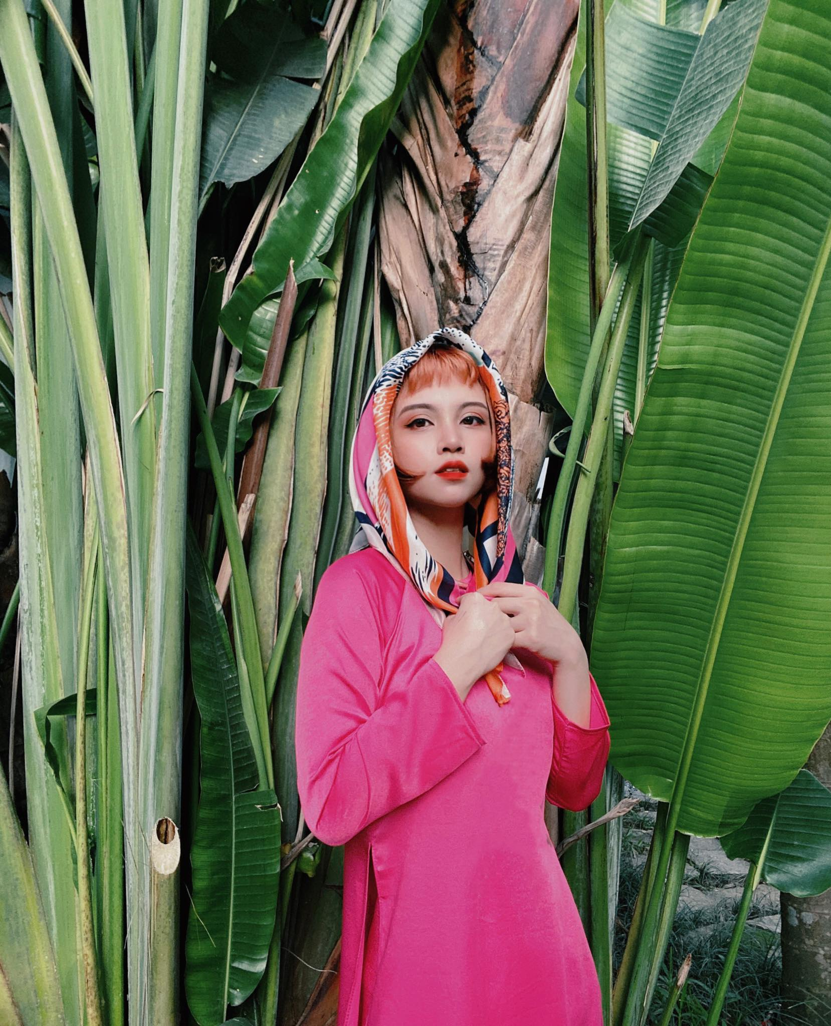 ao dai mac Tet anh 1