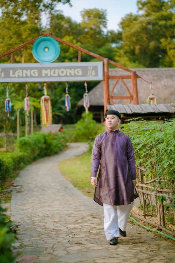 ao dai mac Tet anh 9