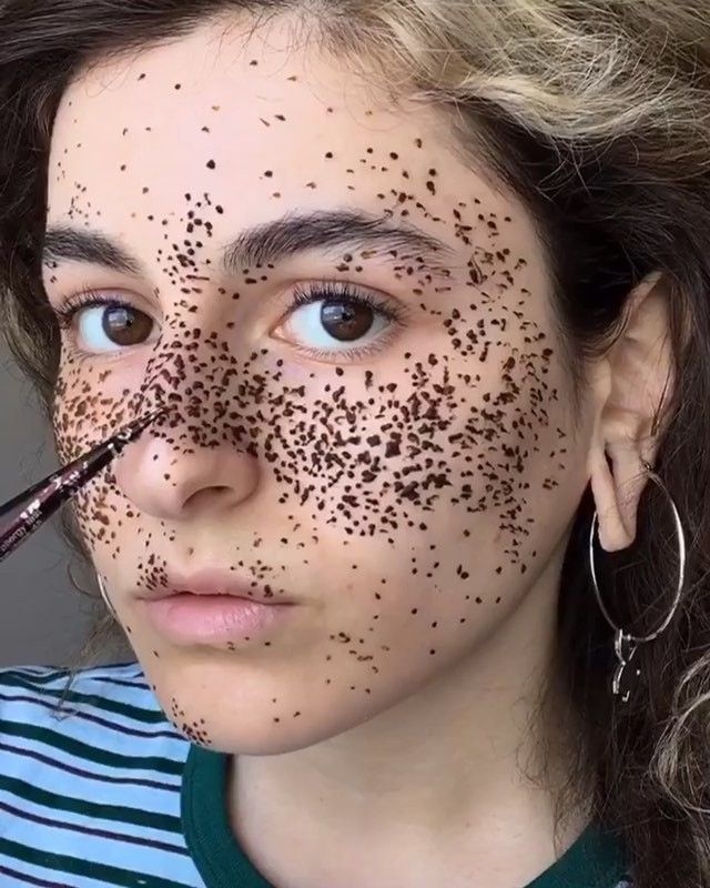 vẽ tàn nhang bằng henna ảnh 1 ve tan nhang bang henna anh 1