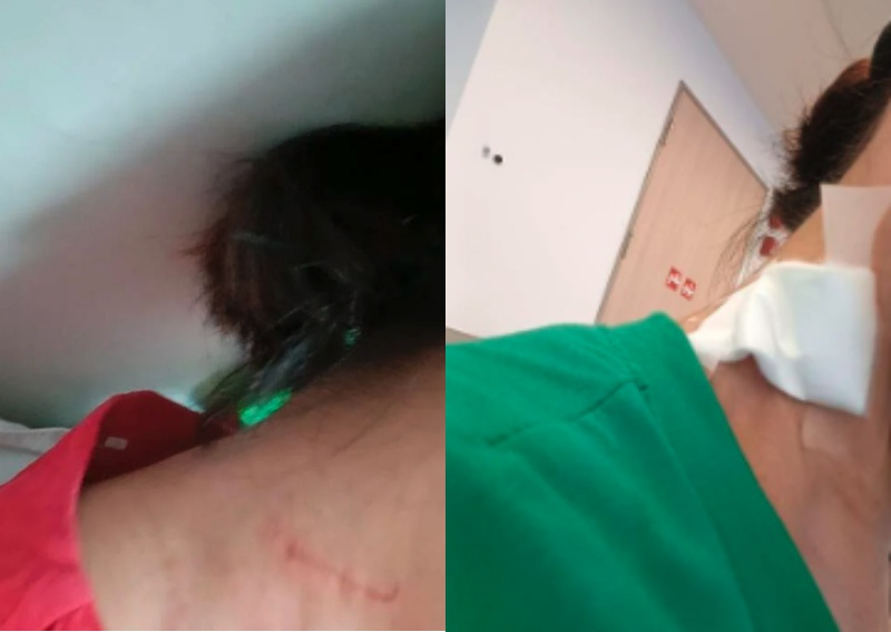 Dan mang Trung Quoc phan no vi mot nu shipper bi khach mat sat hinh anh