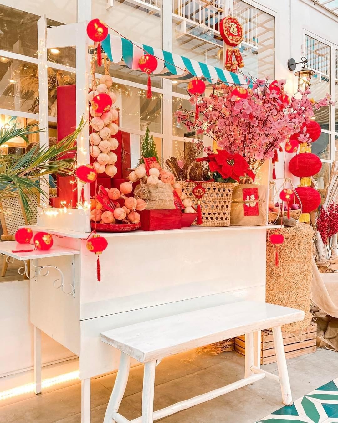 cà phê trang trí Tết tphcm ảnh 2 ca phe trang tri Tet tphcm anh 2