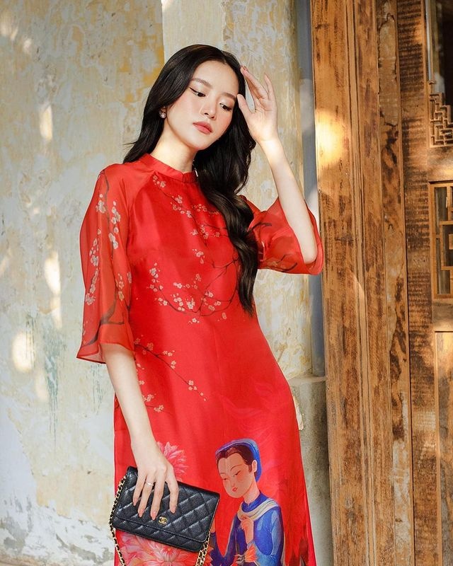 shop ban ao dai Tet anh 1
