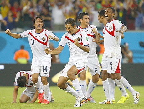 Đội tuyển Costa Rica thành công vì đoàn kết. Anh: Getty.
