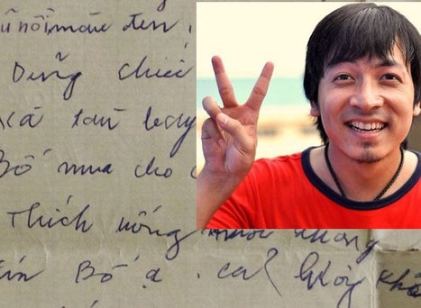 Buc thu giao su Xoay viet gui bo nam 4 tuoi hinh anh