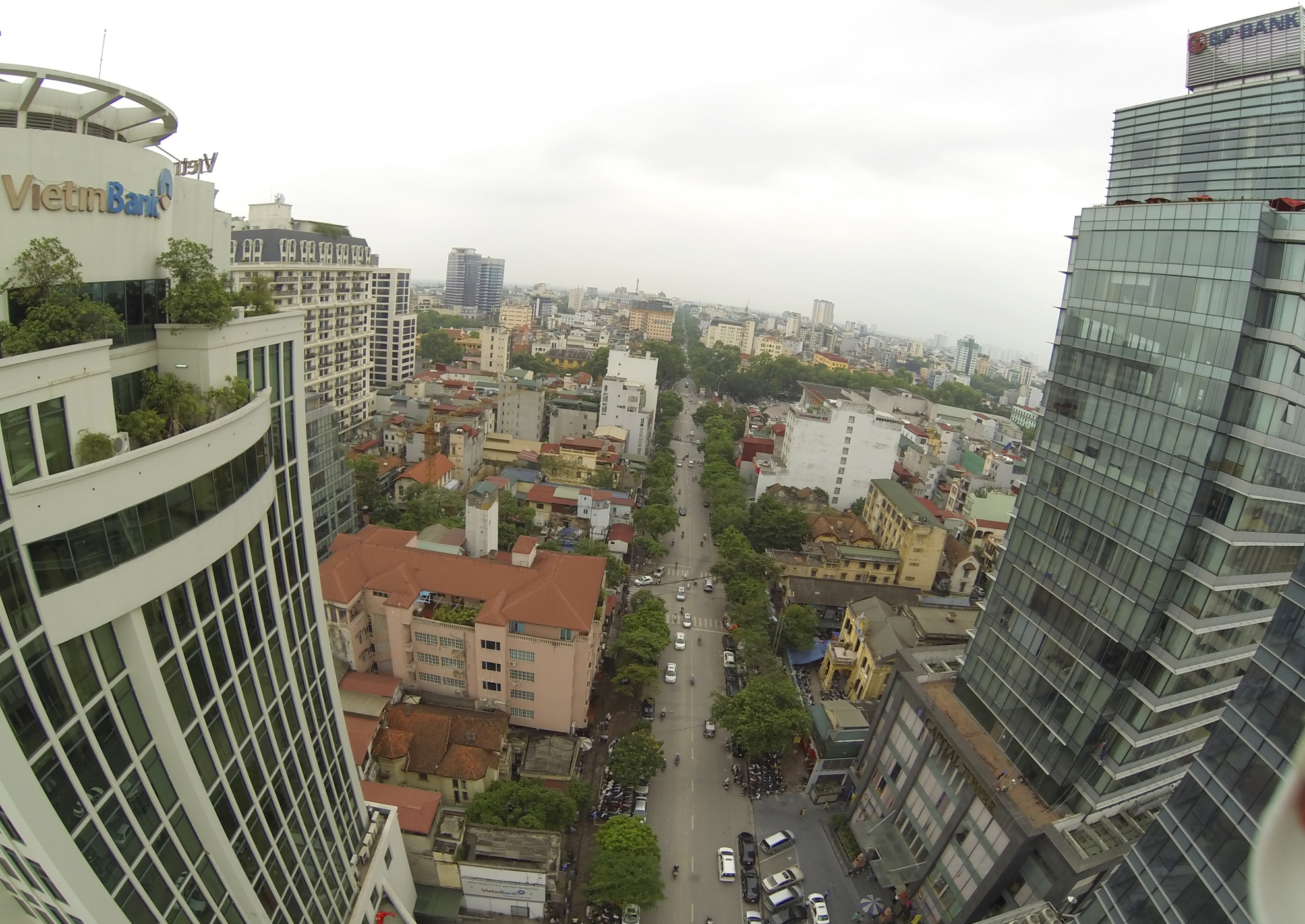 'Pho Wall moi' cua Ha Noi nhin tu camera bay hinh anh