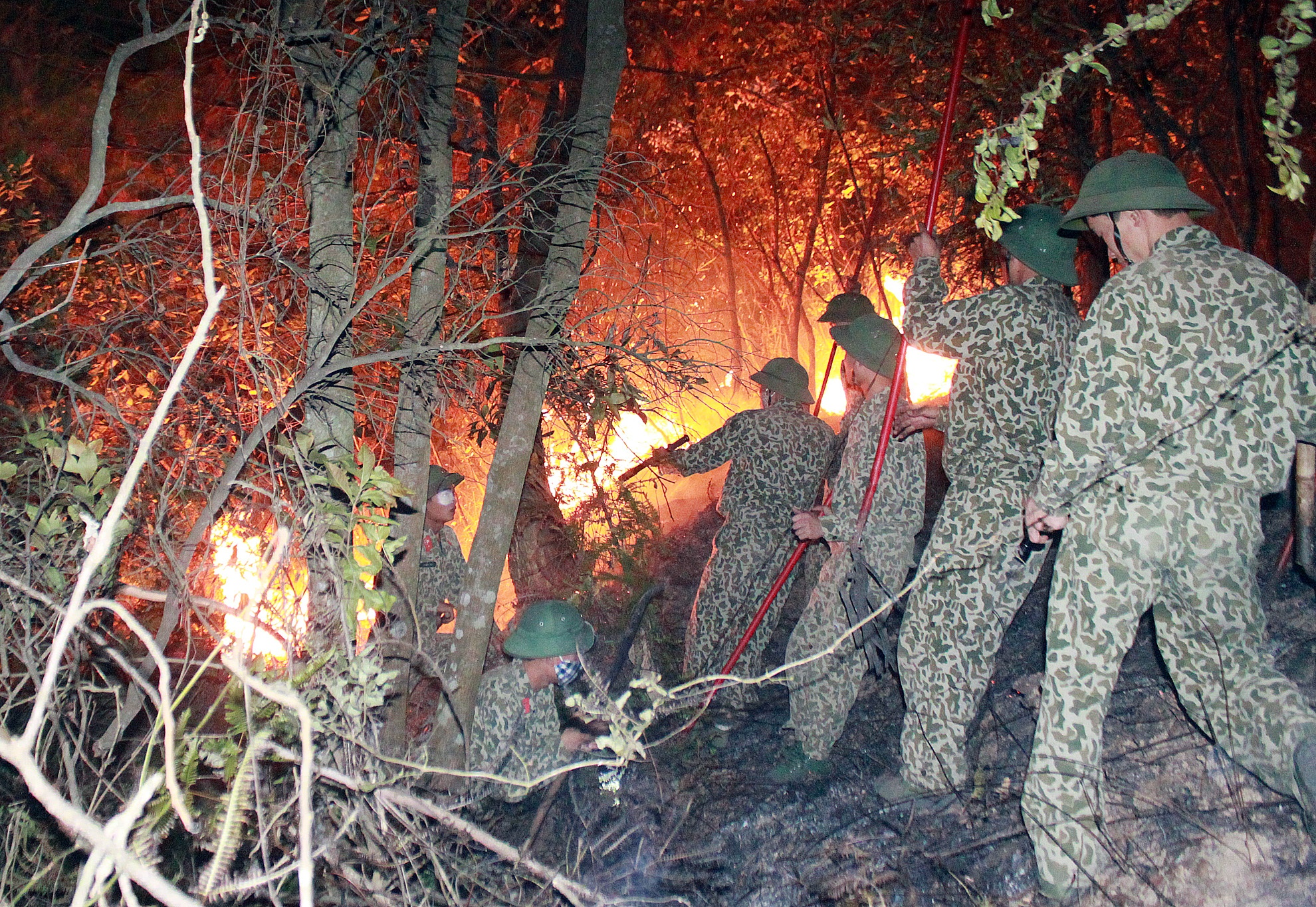 Linh dac cong xong pha chua chay rung hinh anh