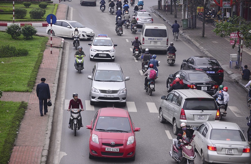 Tuyen duong danh cho xe 'doi dau' nhau hinh anh