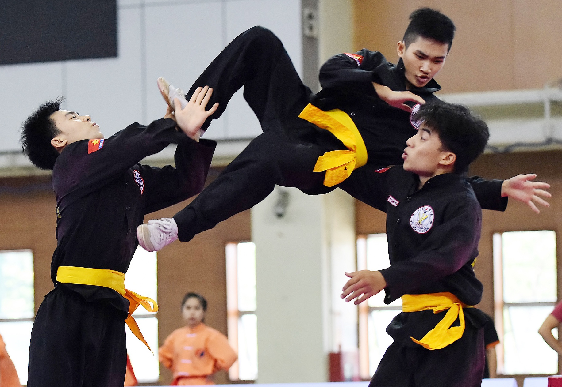 Nhung man doi khang tren khong dieu luyen cua vo thuat Viet hinh anh