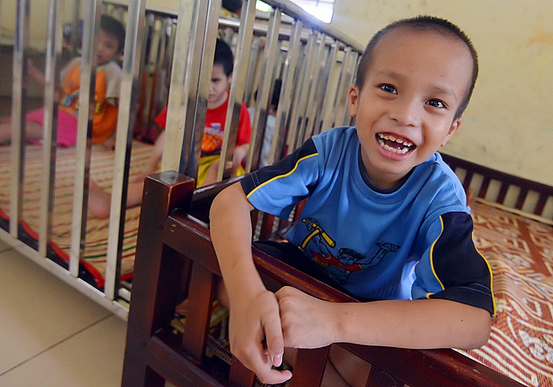 Nu cuoi cua tre em chua Bo De tai noi o moi hinh anh