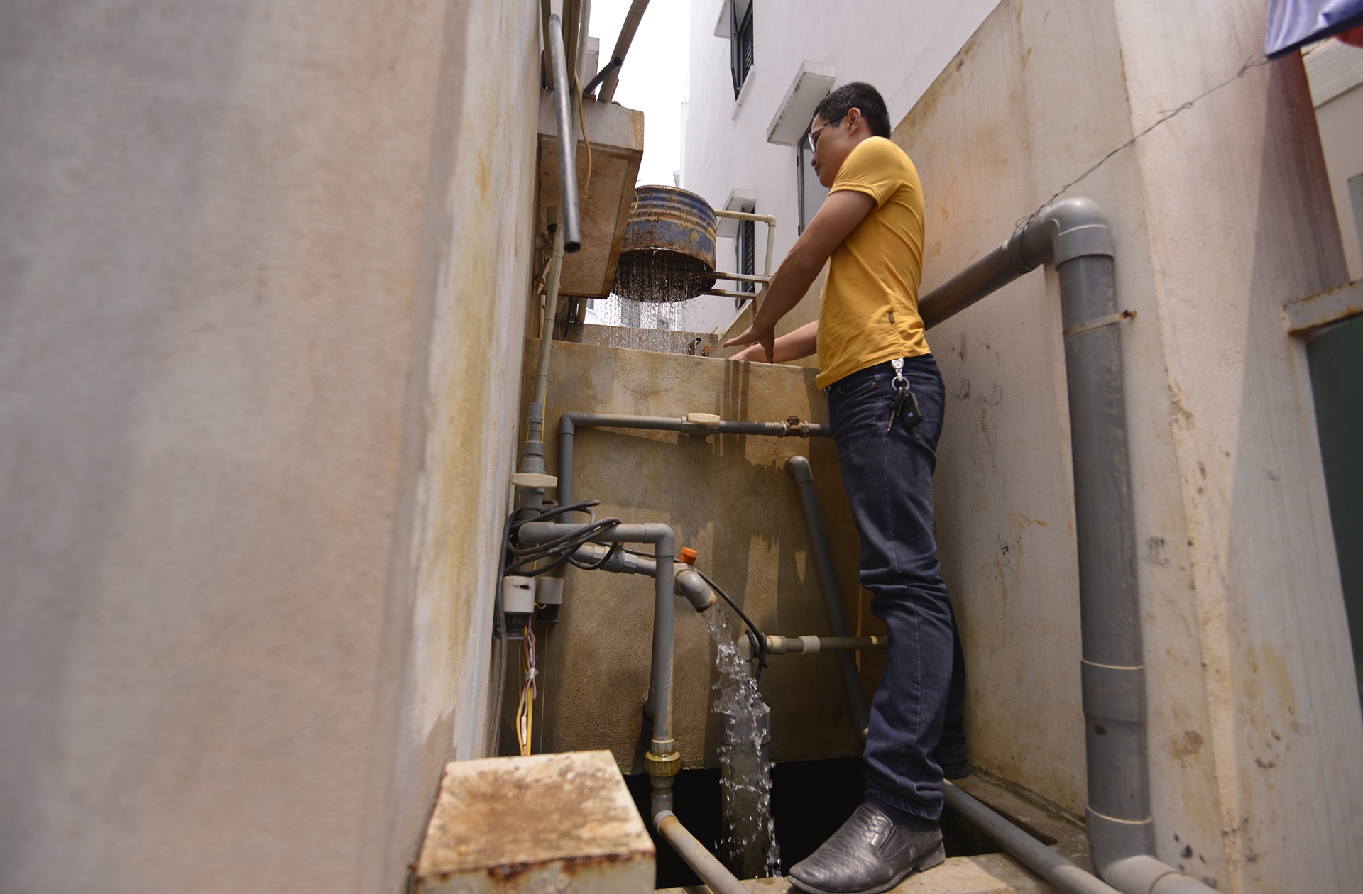 Khu biet thu thieu nuoc thieu duong di tai Ha Noi anh 3