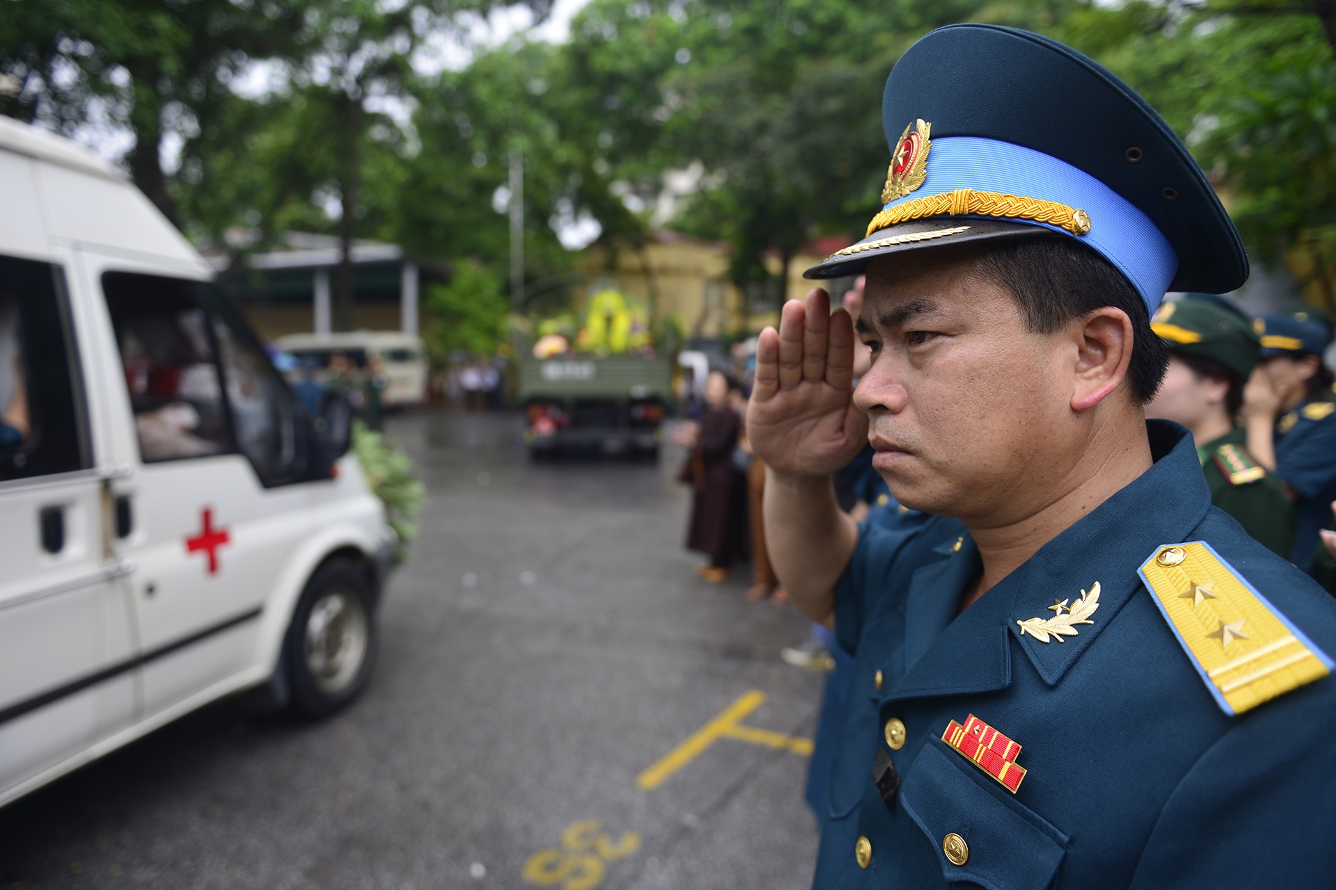 Nhung hinh anh xuc dong trong le tang 9 chien si anh 16