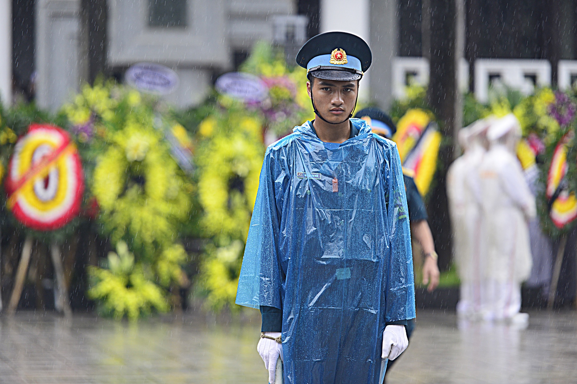 Nhung hinh anh xuc dong trong le tang 9 chien si anh 5