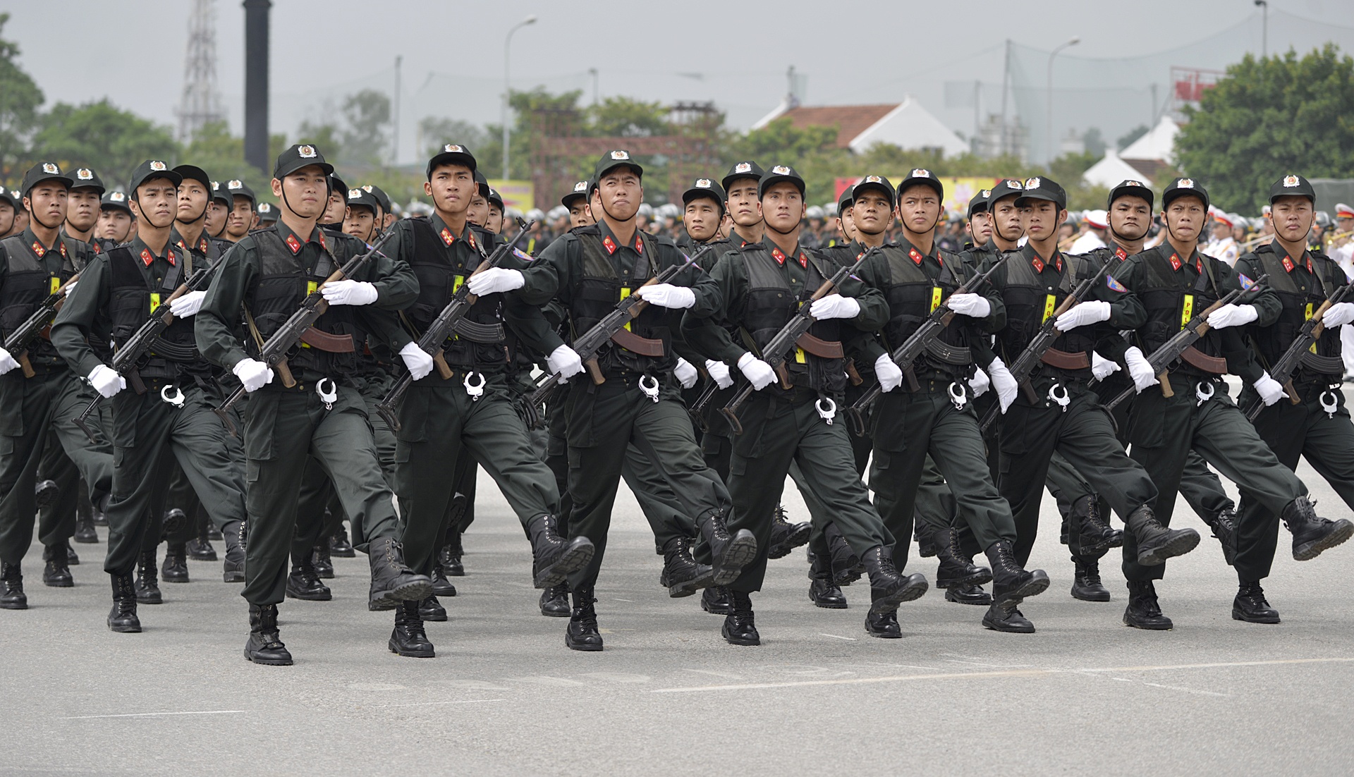 Dan xe cua canh sat co dong anh 3