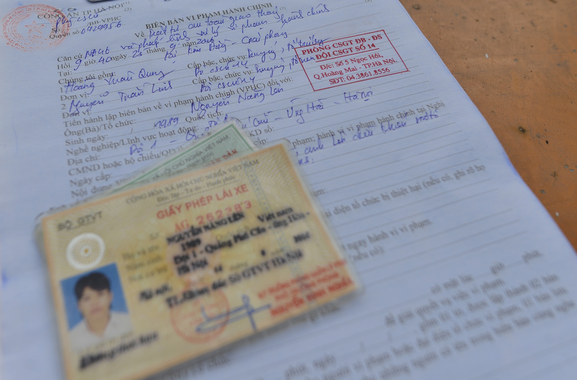 CSGT xu phat xe cho cong kenh anh 5