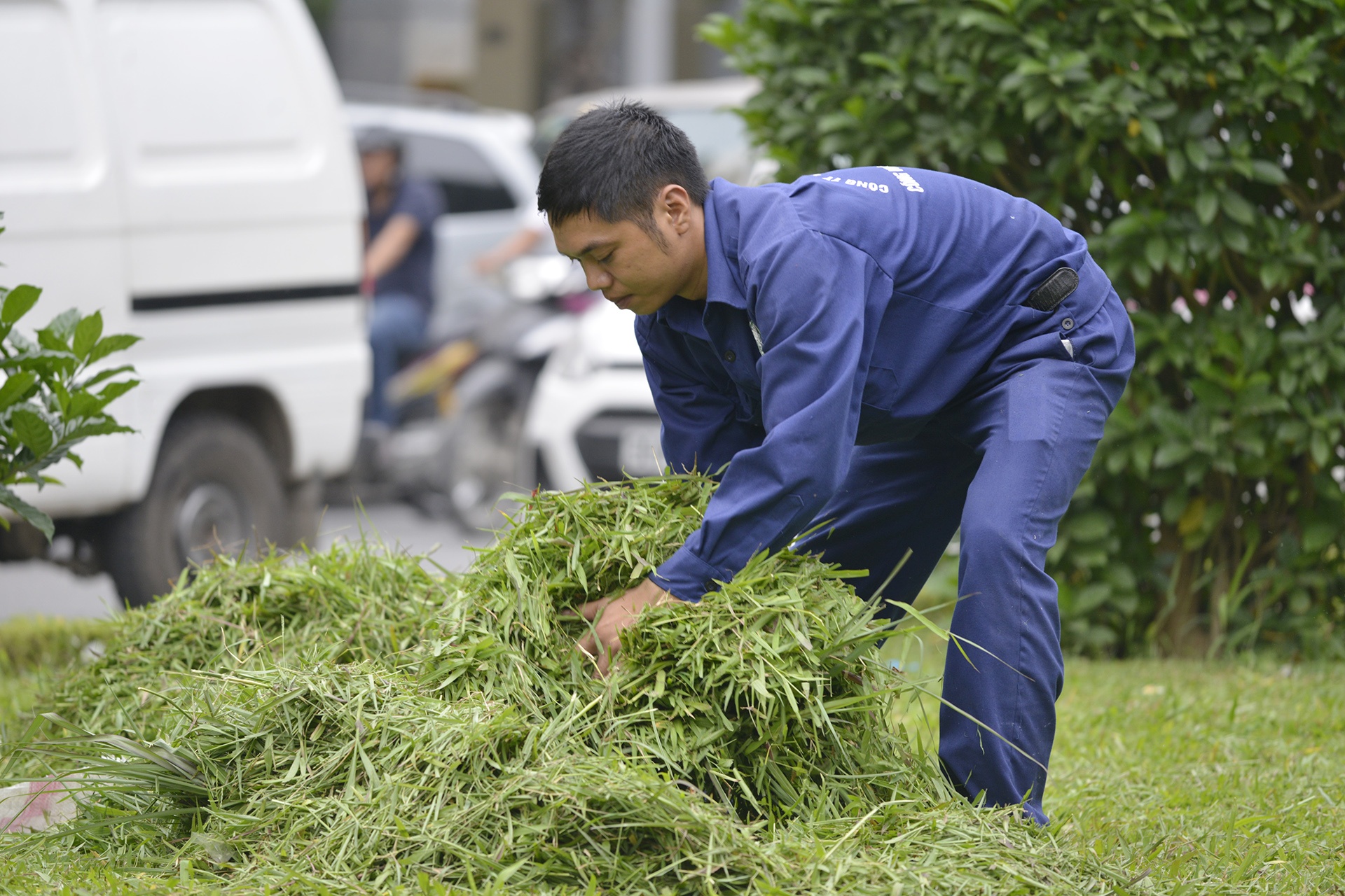 Ha Noi nhon nhip cat co sau 3 thang tam dung anh 9
