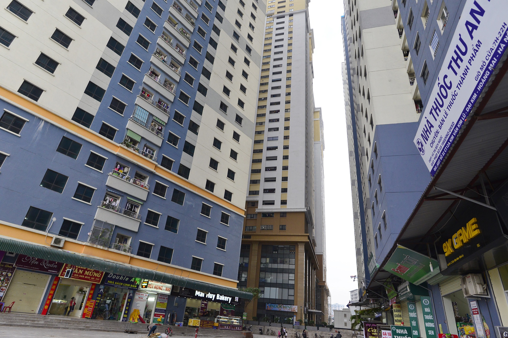 Hop cho,  nhech nhac tai cac khu chung cu ong Than anh 10