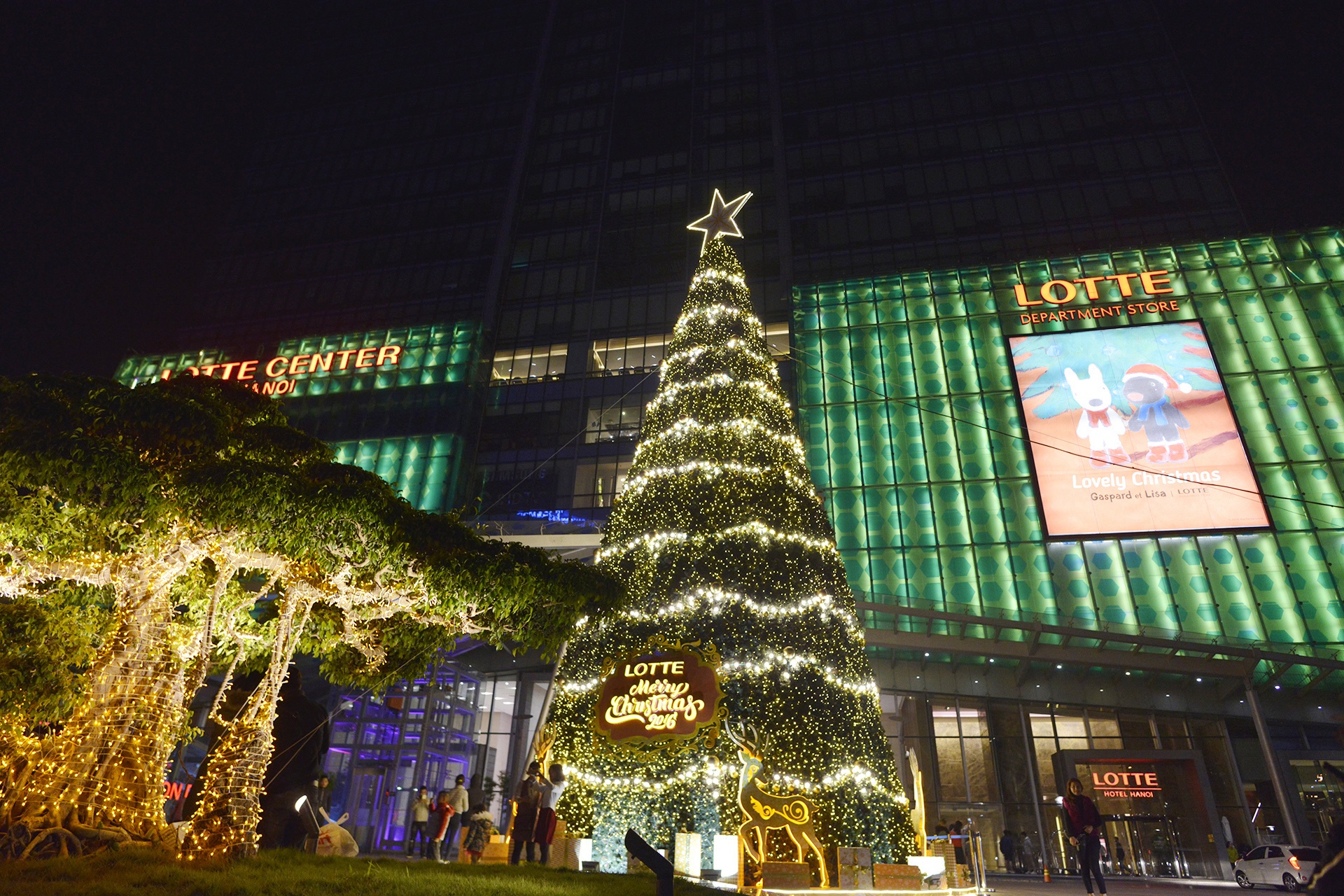 Ha Noi lung linh truoc dem Noel anh 4