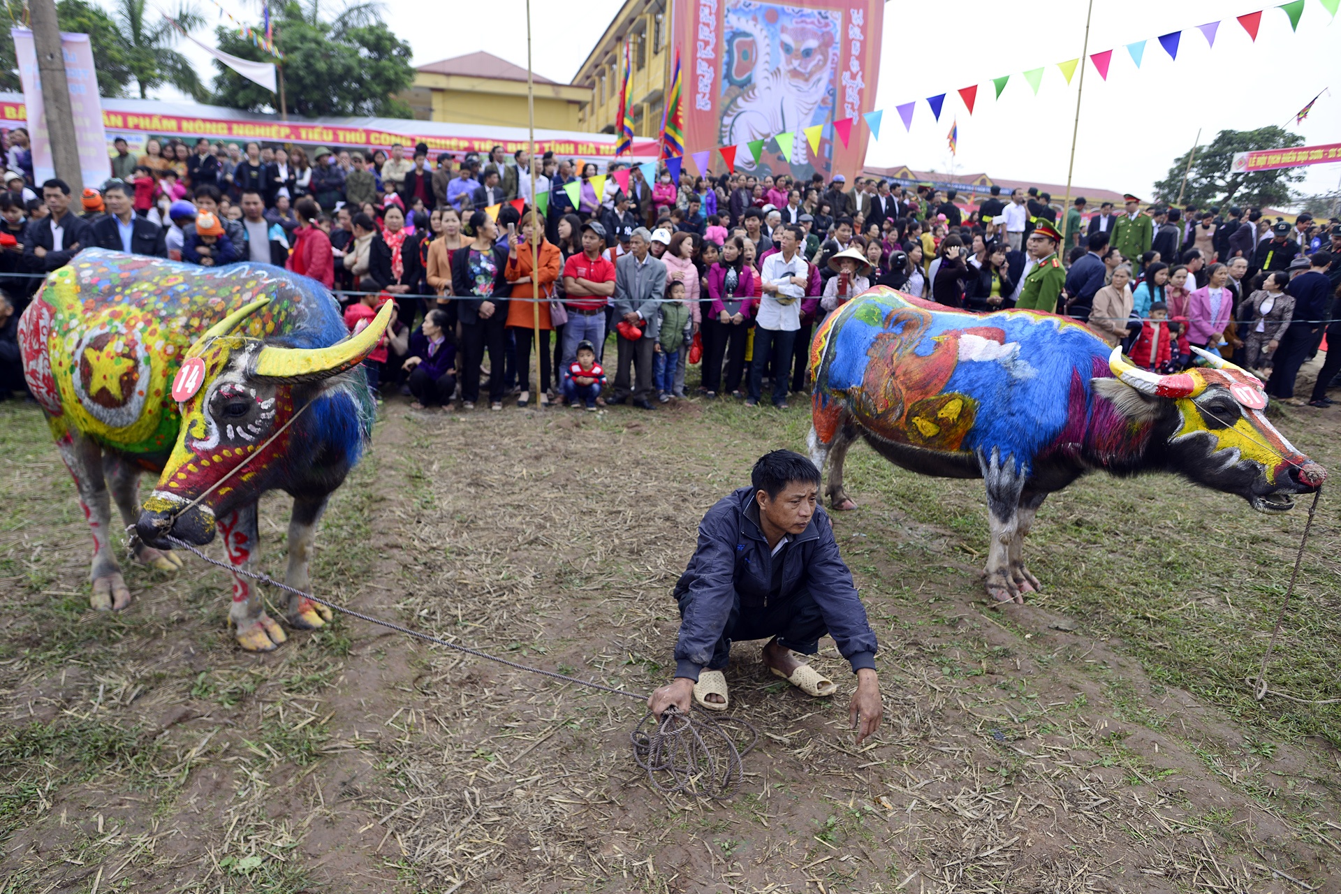 Chu tich nuoc lai may cay o le hoi Tich Dien anh 13