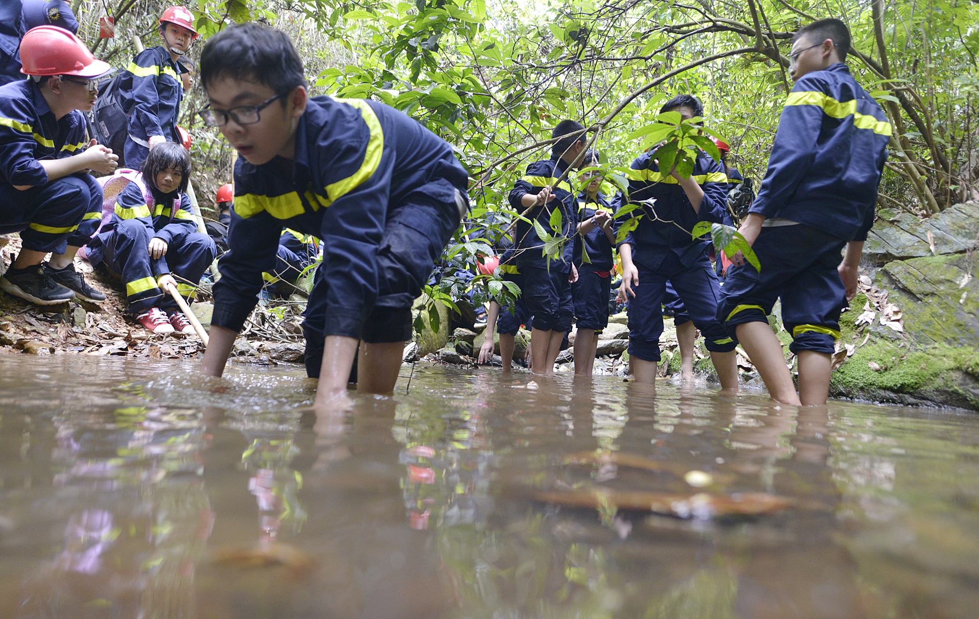 cac em nho hoc ky nang sinh ton trong rung sau anh 15