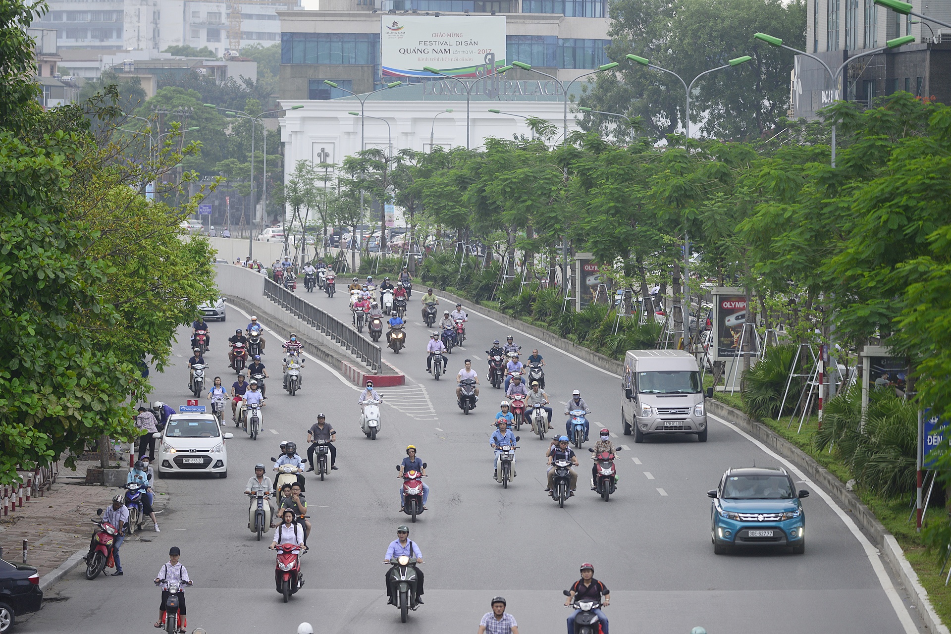 Cay xanh Ha Noi sau mot nam trong moi anh 8