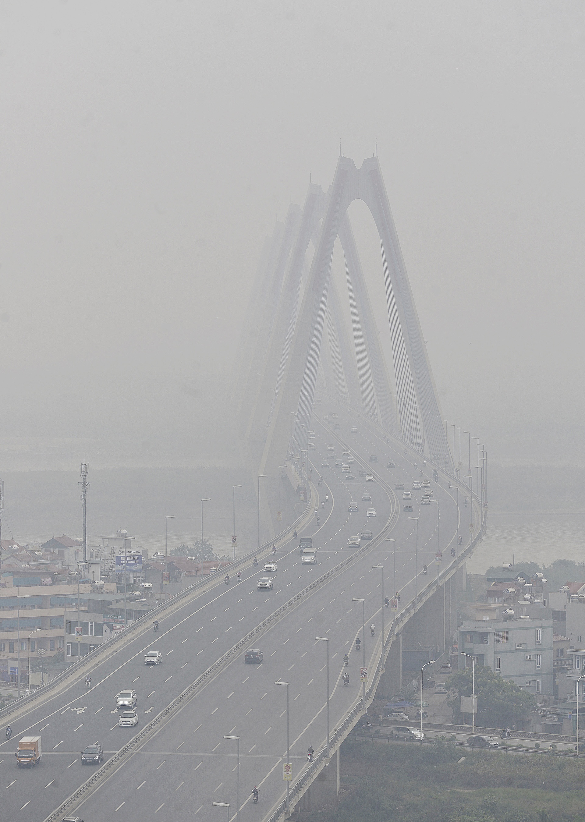 suong mu bao phu Ha Noi anh 2