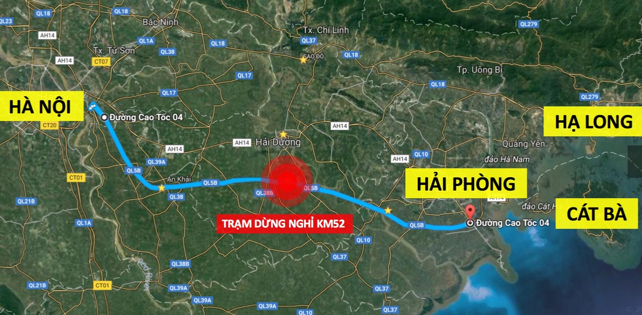 tram dung nghi tren cao toc Ha Noi - Hai Phong anh 18