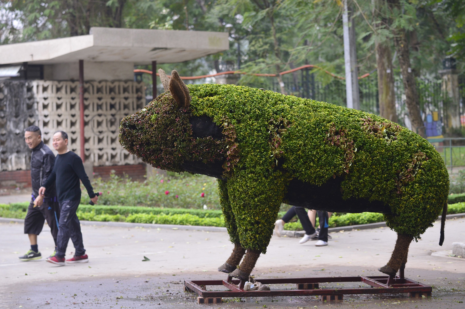 12 con giap xuat hien tai cong vien Thong Nhat anh 10
