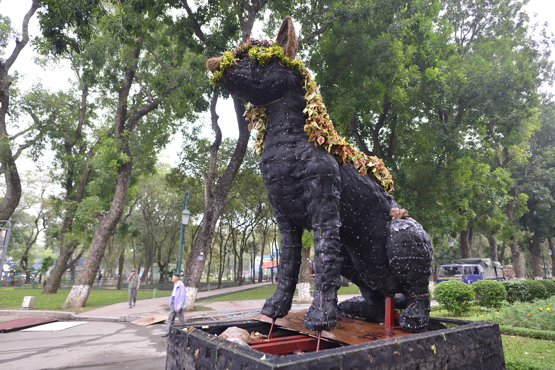 12 con giap xuat hien tai cong vien Thong Nhat anh 8