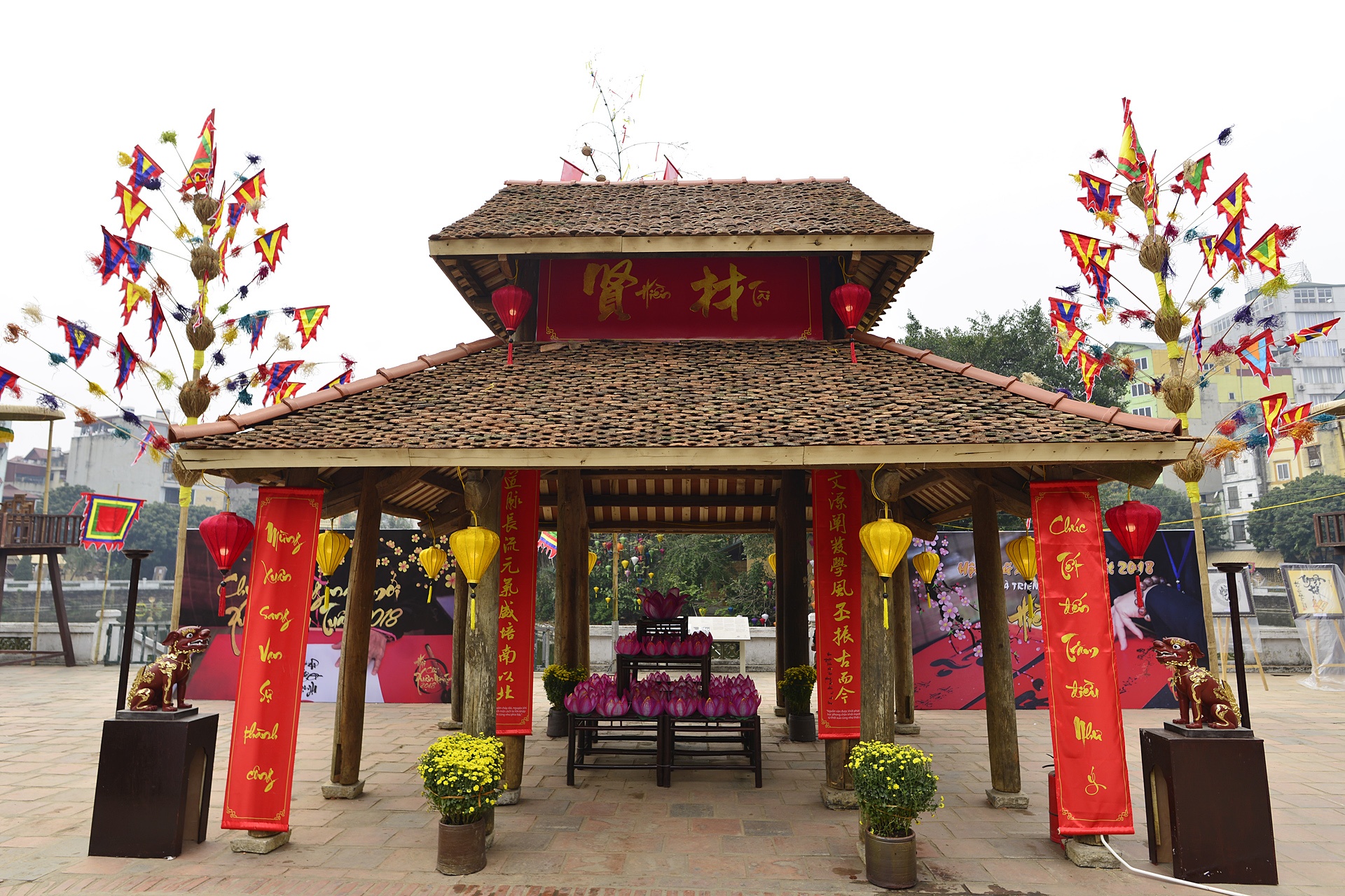 khong gian que Viet tai hoi cho chu Xuan 2018 anh 2